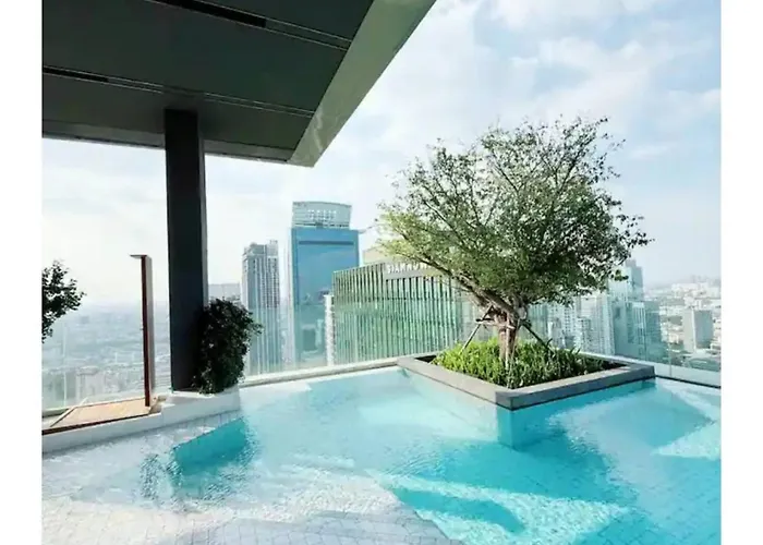 Apartamento Luxury 1 Bedroom L Bts 2 Mins L Pool And Gym Banguecoque